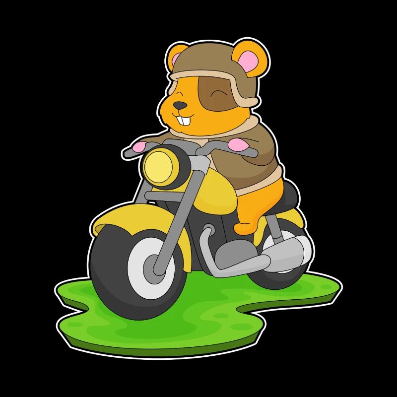 Hamster Motorrad