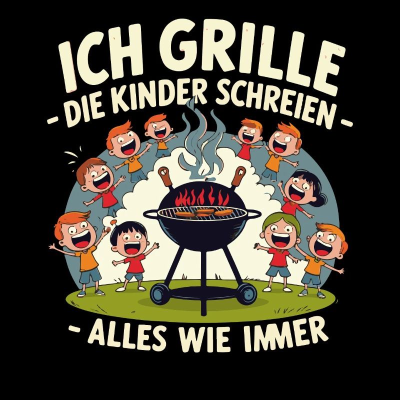 I'm barbecuing – kids screaming fun