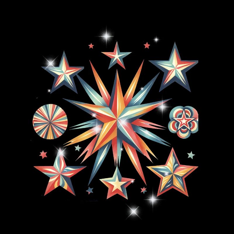 Retro Star Christmas