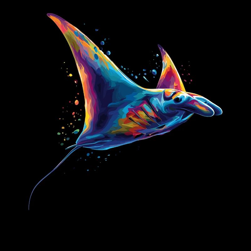 Manta Ray, Devil Ray, Stingray, Diver