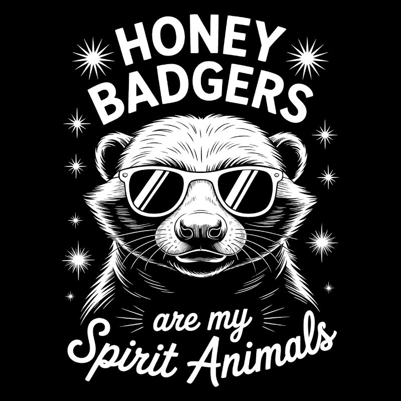 Honey Badger Saying: Funny Honey Badger Gift