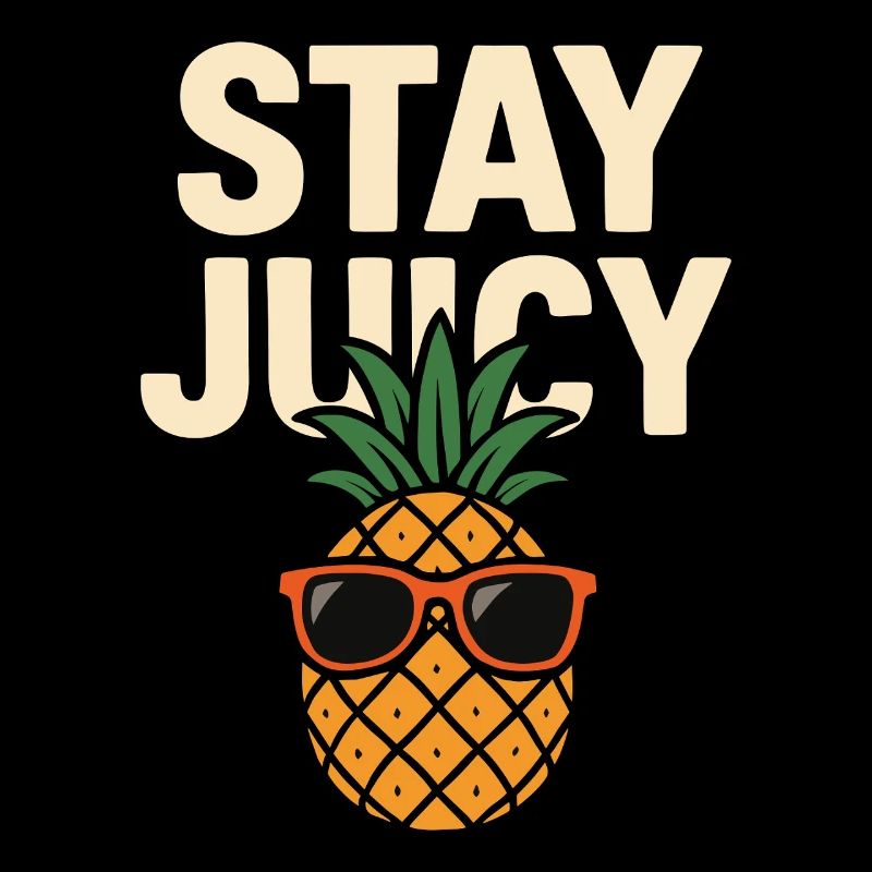 Stay Juicy - Design d’ananas cool