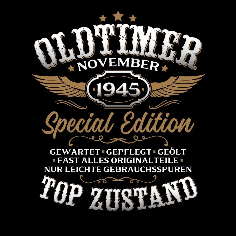80. Geburtstag Geschenk Oldtimer November 1945