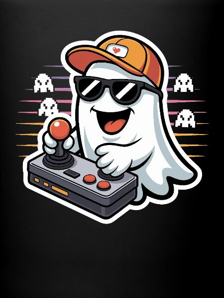 Retro Gamer Halloween Fantôme