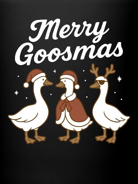 Christmas Goose Merry Goosmas Funny Xmas
