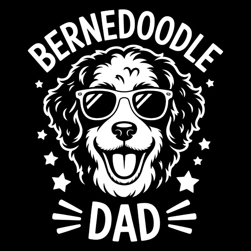 Bernedoodle Spruch Papa Witz Bernedoodle Geschenk