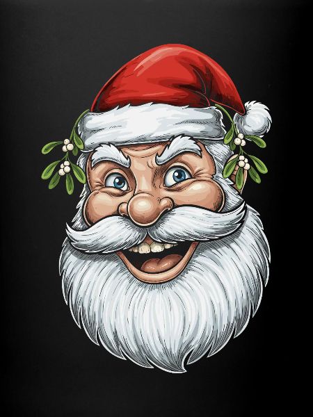 Fröhnacht Santa Wreath