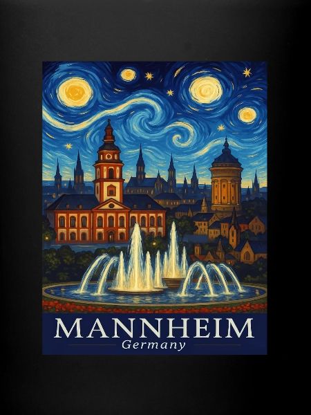Mannheim Nachtpanorama
