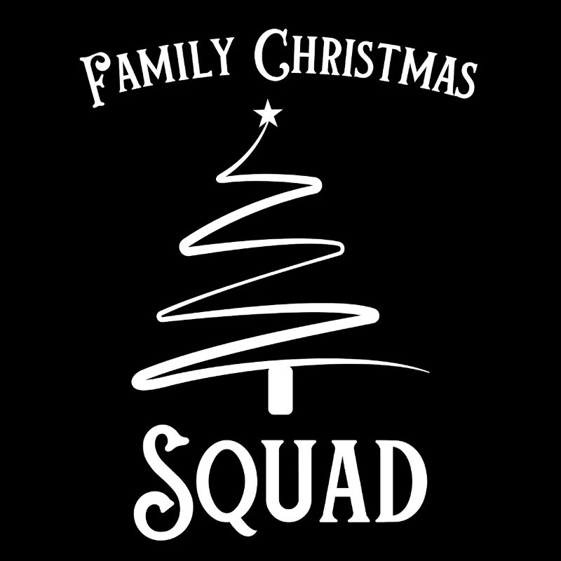 Escouade familiale de l’arbre de Noël