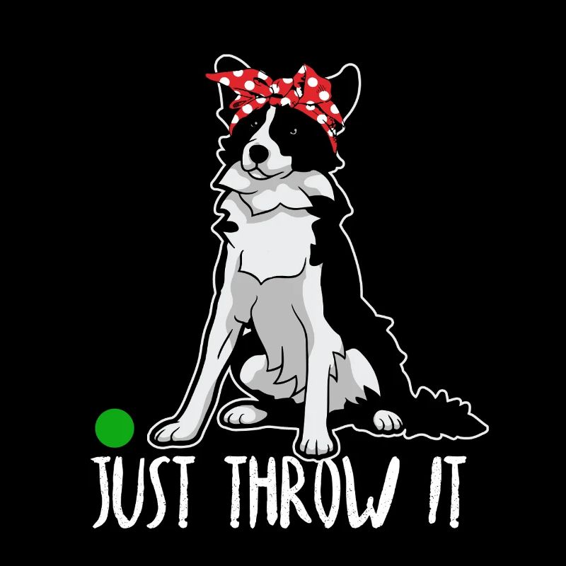 Just Throw It Border Collie Hund Mütter und Väter