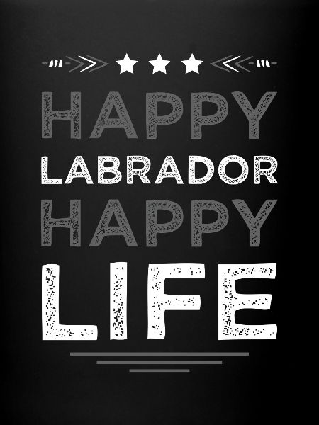 Labrador Lucky Life Imprimer