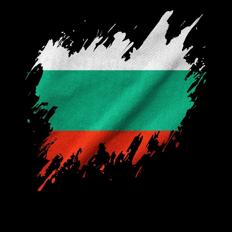 Bulgarian flag, torn style