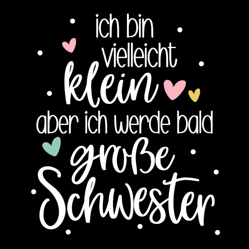 Ich bin klein aber ich werde bald große Schwester 