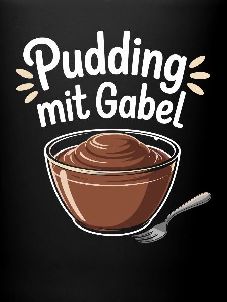 Pudding Mit Gabel