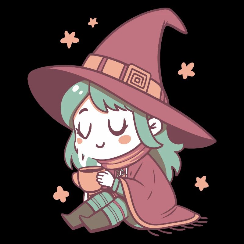 Witch Cozy with Pastel Tea