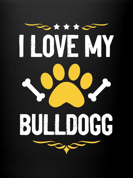 J’aime mon bouledogue