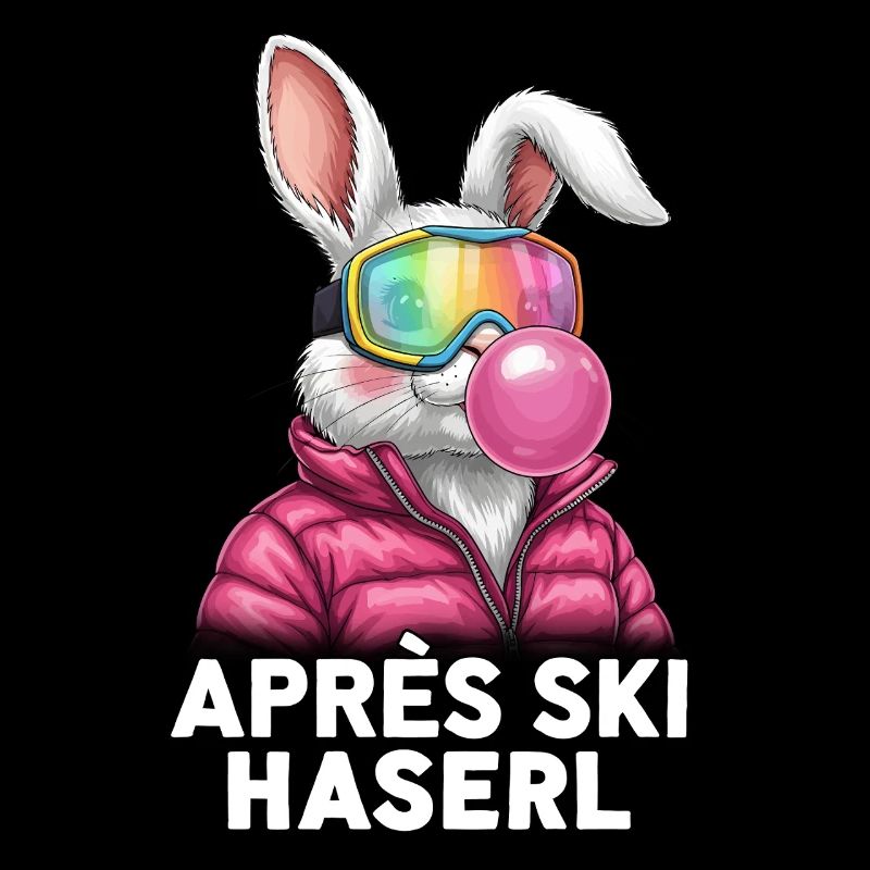 Après-ski bunny Pink Bubble Gum