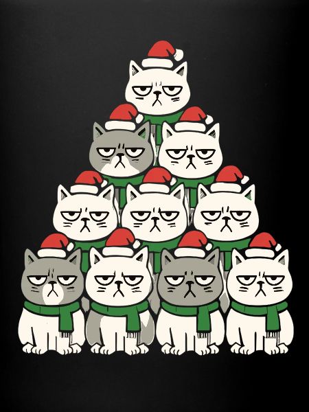  Grumpy Christmas Cats – Lustiges Katzen