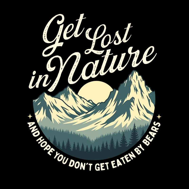Perdez-vous dans la nature en espérant que vous ne vous faites pas manger drôle