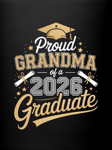 Fière grand-mère diplômée 2026