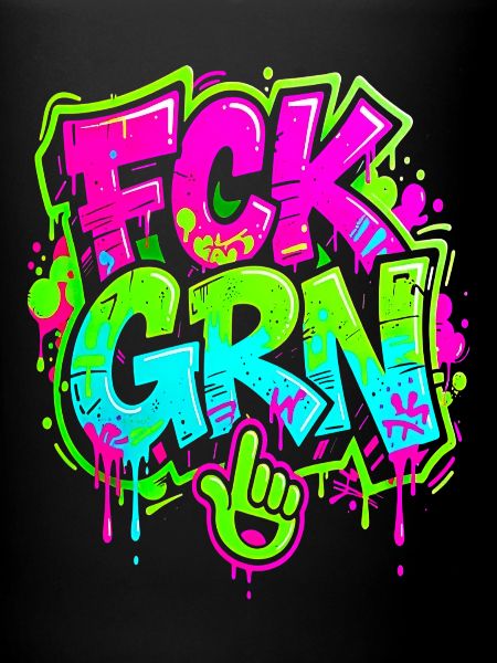 FCK GRN Graffiti 
