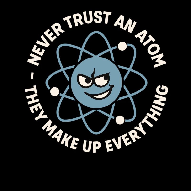 Funny Atom Joke – Science Nerd Humor