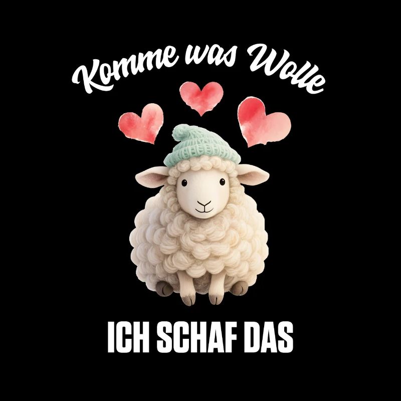 Komme was Wolle ich Schaf das Spruch