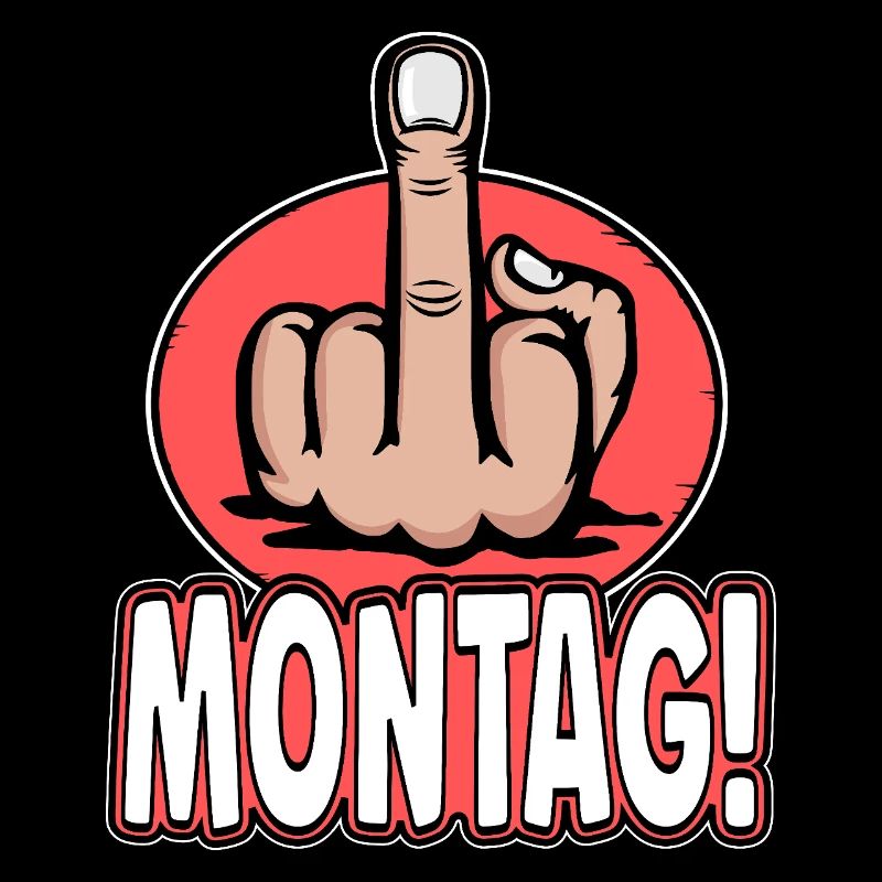 Middle Finger Stinky Finger Monday Design
