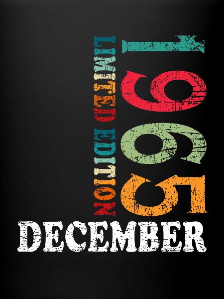 Anniversaire en décembre 1965 - décembre