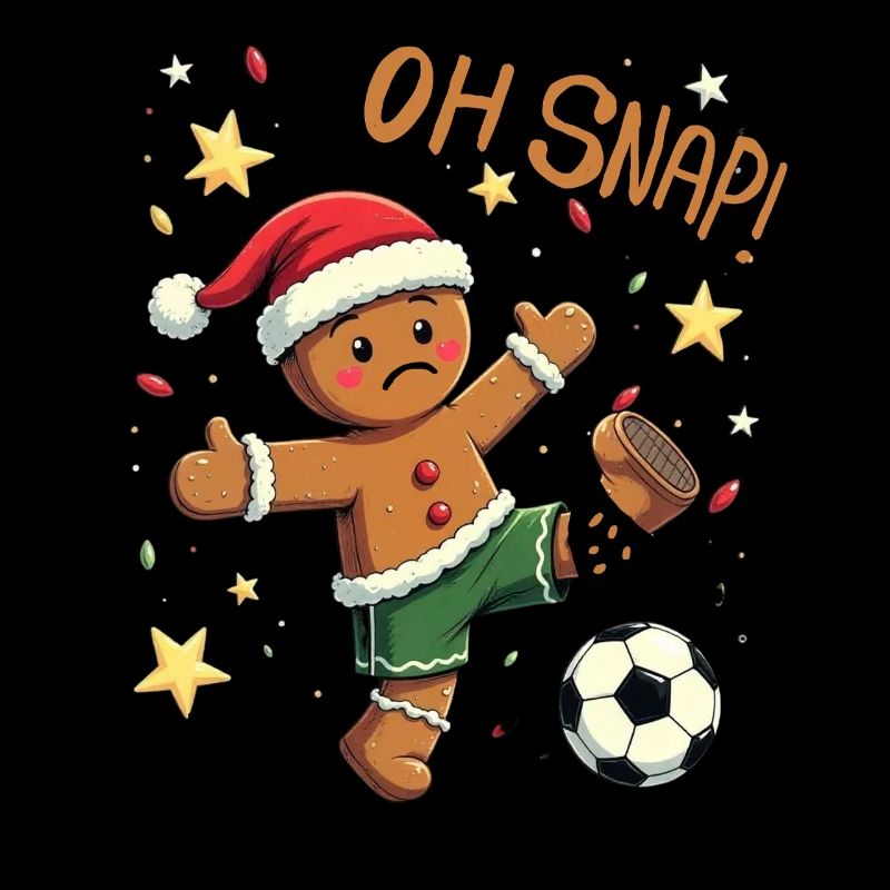 Lebkuchenmann Torjubel Santa oh snap