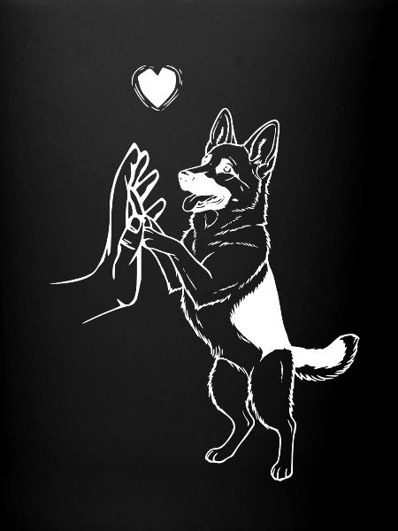 German Shepherd Art Dog