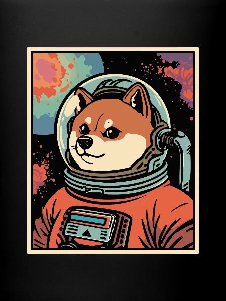 Astronaute de Space Shiba