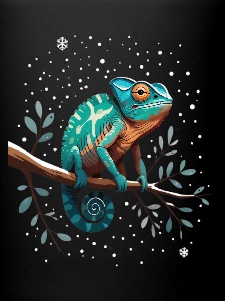 Caméléon sur la branche Sternenwald