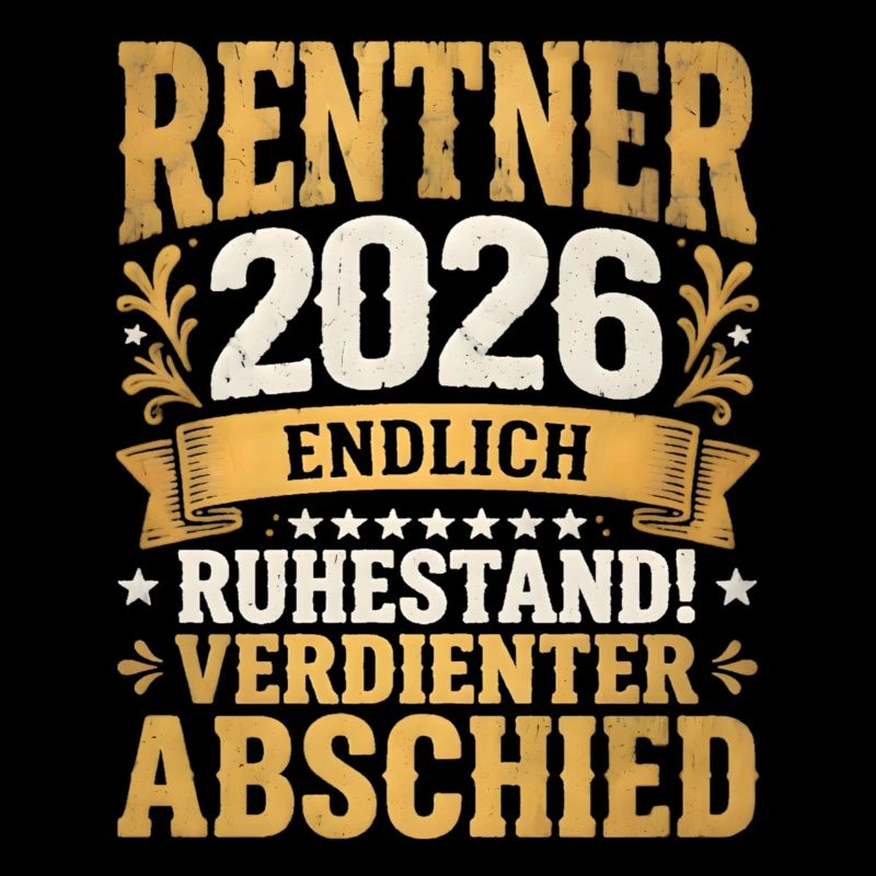 Retraités 2026 Retraite bien méritée Adieu