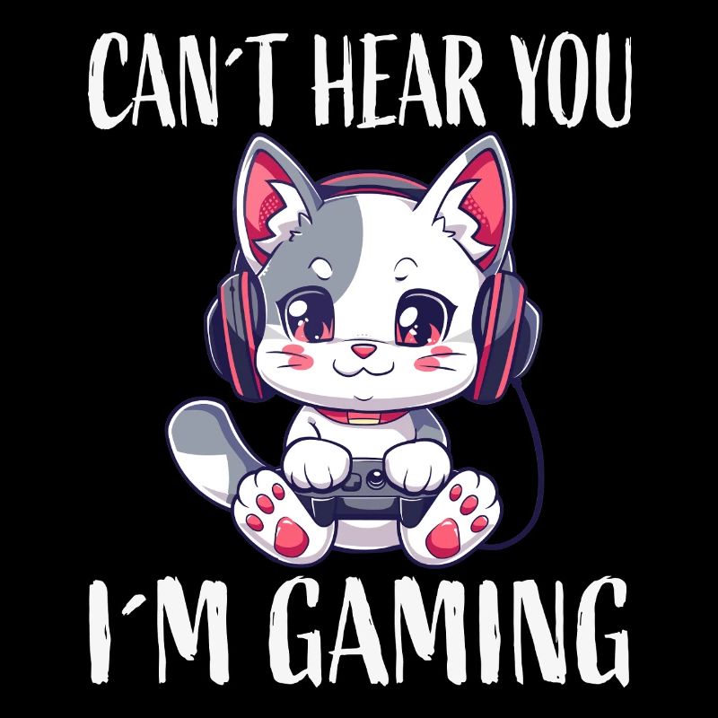 Gaming-Katze Kopfhörer