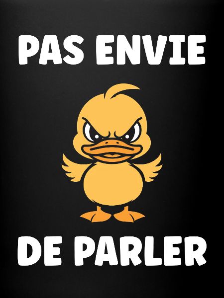 Pas envie de parler Canard