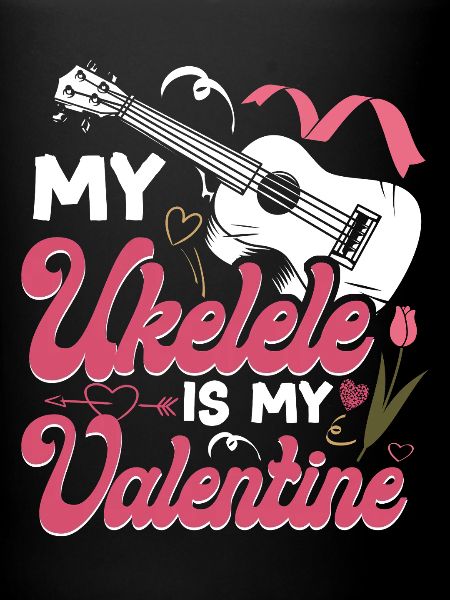 Valentines ukulélé hawaïen