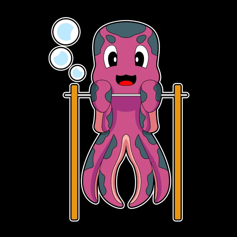 Octopus Bodybuilder Pull-ups Bodybuilding