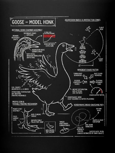 Geese Blueprint: Model Honk