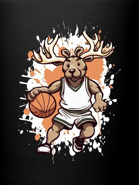 Basketball Deer Comic