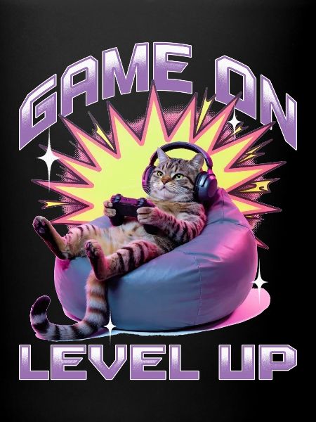 Chat gamer drôle