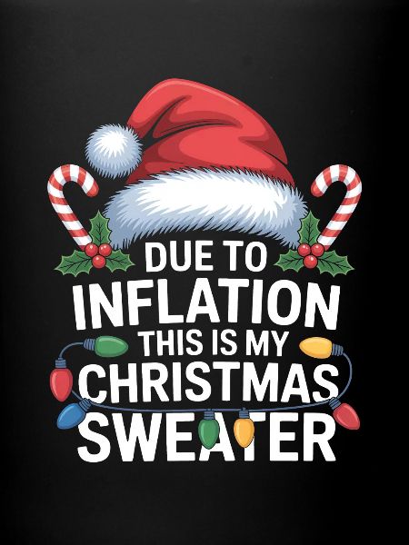Inflation Weihnachtspullover-Humor