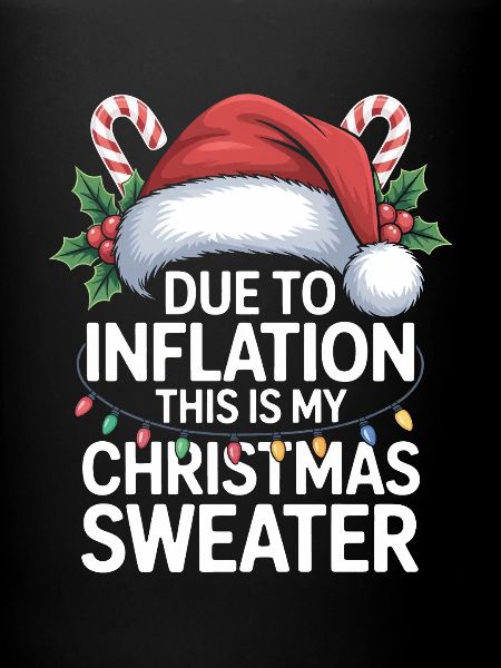 Inflation Christmas Sweater Pun