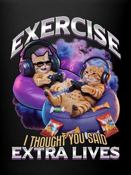 Chat gamer drôle