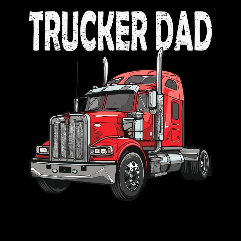 Lkw-Papa Trucker Design