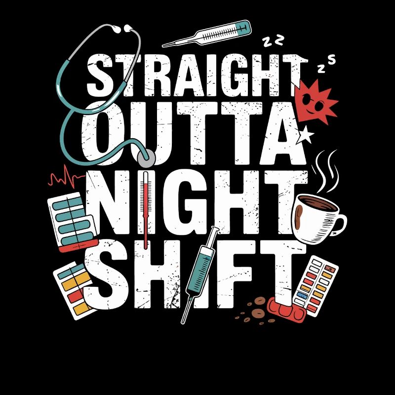 Night Shift Heroes Motif
