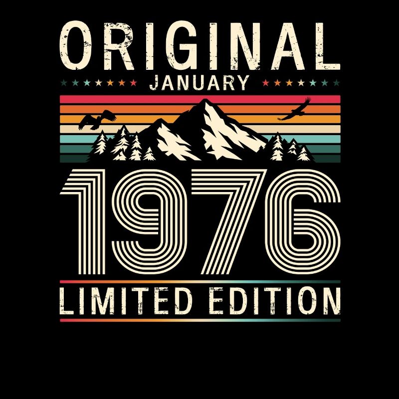 50th Birthday Original January 1976