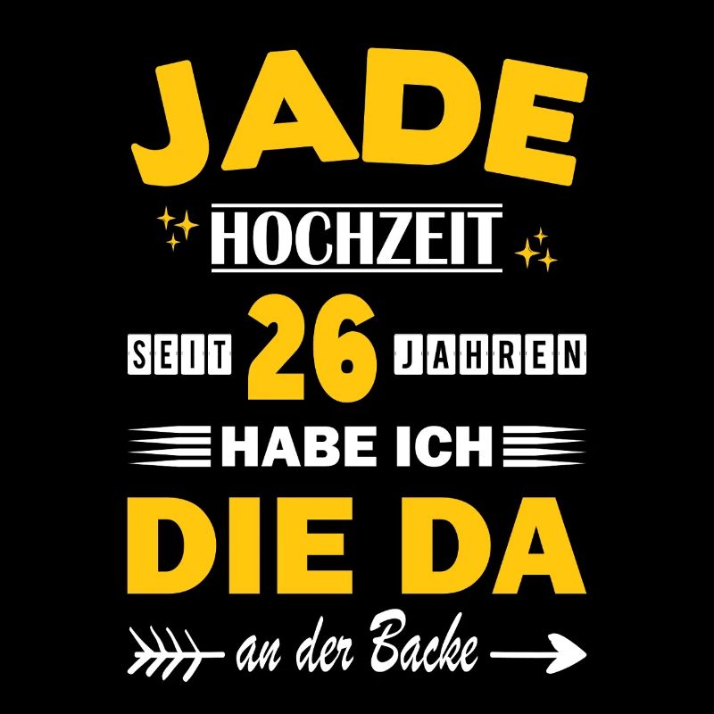 Jadehochzeit 26 Hochzeitstag Jahrestag Ehemann