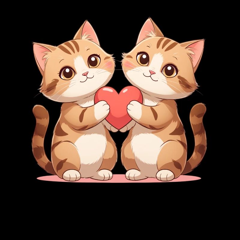 Duo Cœur de Chat