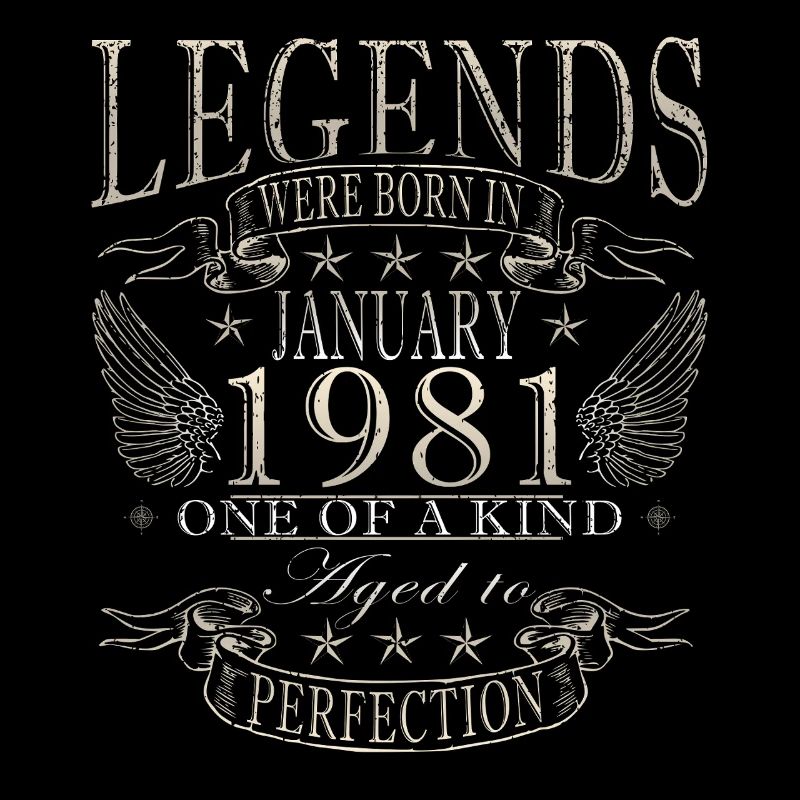 45th Birthday Original January 1981